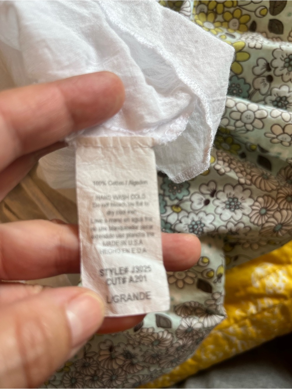 Floral Vintage Spaghetti-Strap Sundress in Aqua and Yellow - Picture 4 of 12